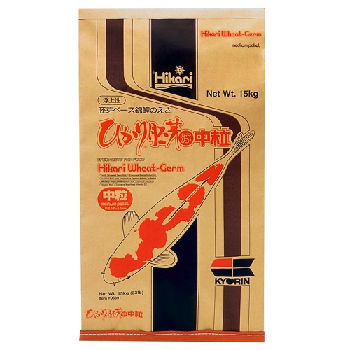 Hikari Wheat Germ Koi Fish Food - 33 lbs. (Large Pellets)