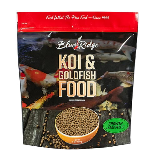 Blue Ridge Growth Koi Fish Food - 5 lbs. (Large Pellet)
