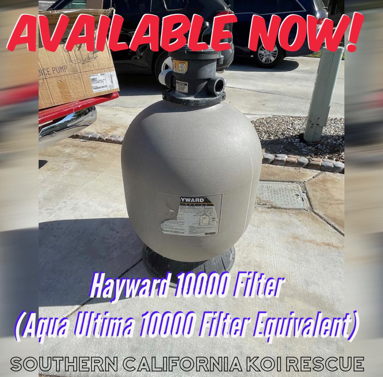 Hayward 10000 Pond Filter - Aqua Ultima II Equivalent (Used)